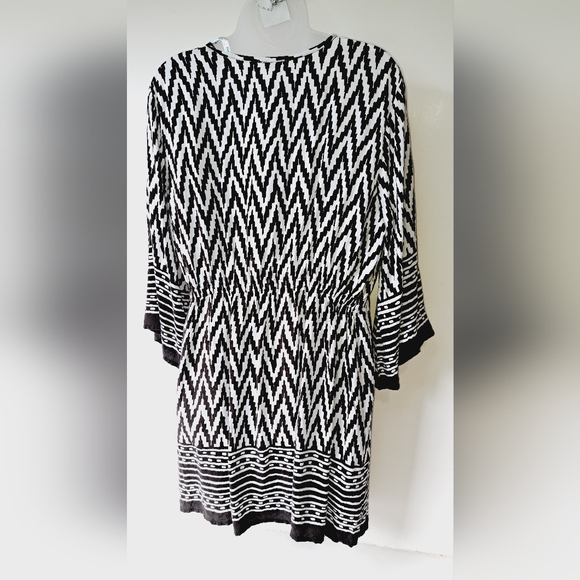 Blue Island Beach Swim Cover Up Size Medium Drawstring Waist V Neck Pullover - Picture 14 of 15